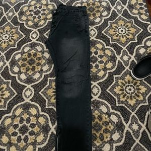 Mnml faded black chino pants